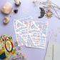 Coquette Washi Torn Paper Stickers