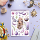 Ostara Witch Deco Stickers