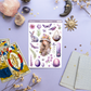 Ostara Witch Deco Stickers