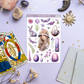 Ostara Witch Deco Stickers