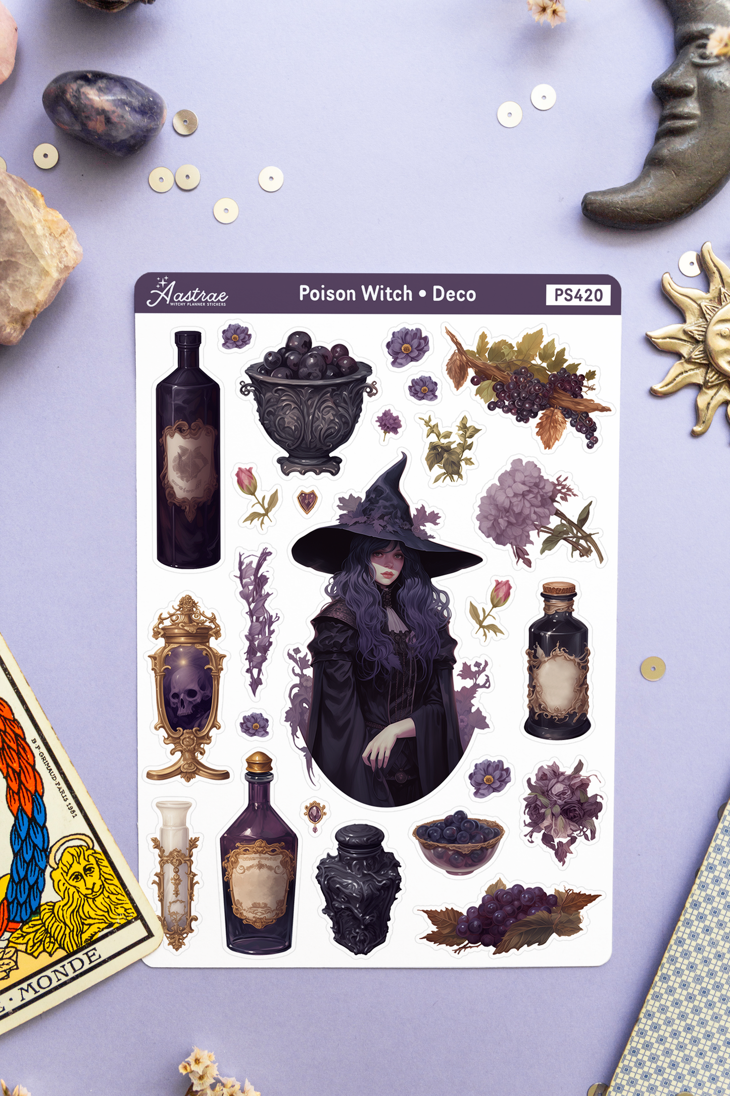 Poison Witch Sticker Sheet