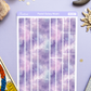 Pastel Galaxy Washi Tape Sticker Sheet