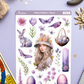 Ostara Witch Deco Stickers