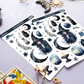 Dark Night Witch Planner Stickers