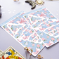 Coquette Washi Torn Paper Stickers