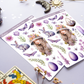 Ostara Witch Deco Stickers