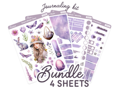 Ostara Witch Planner Sticker Journaling Kit