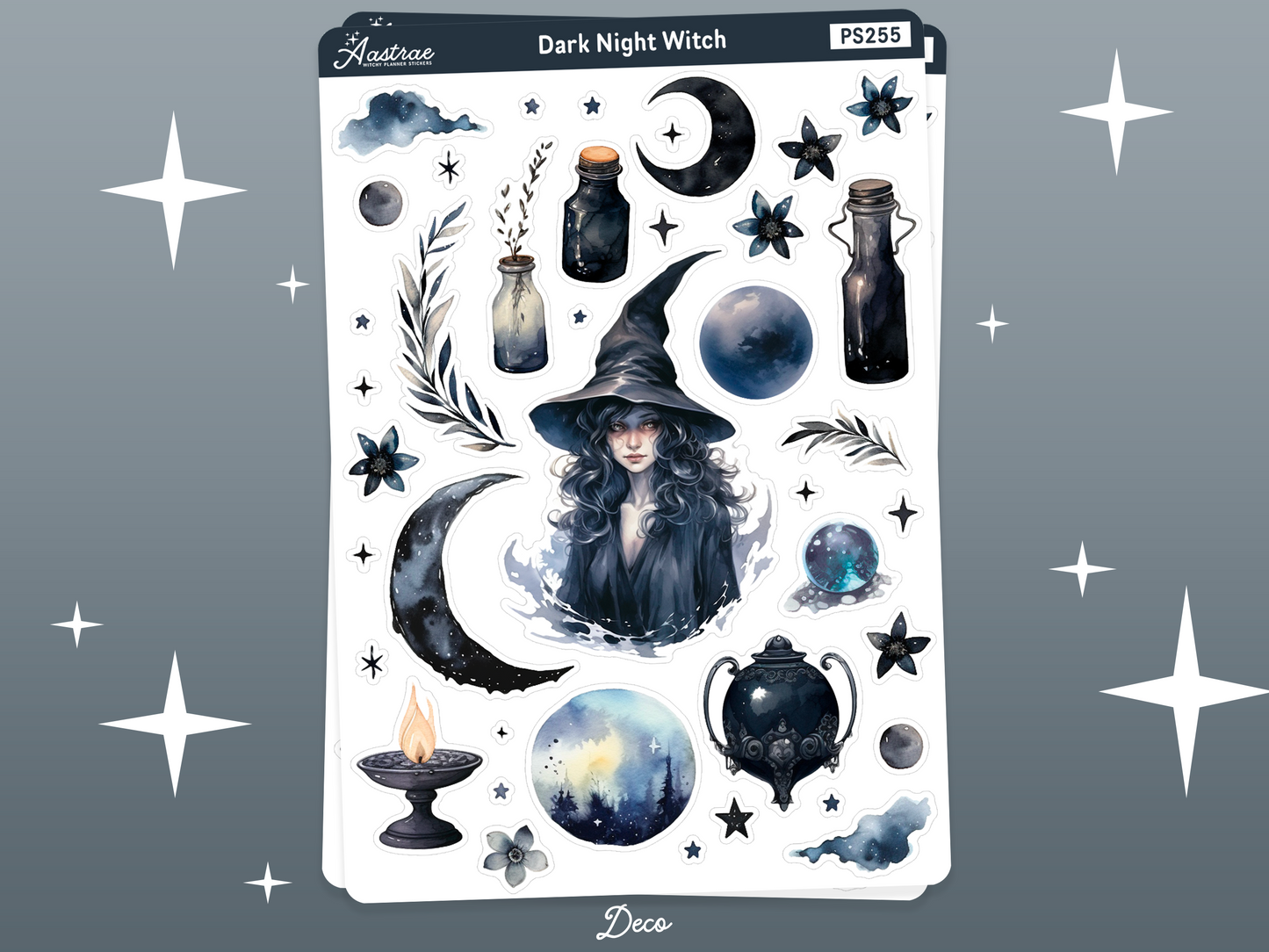 Dark Night Witch Journaling Kit