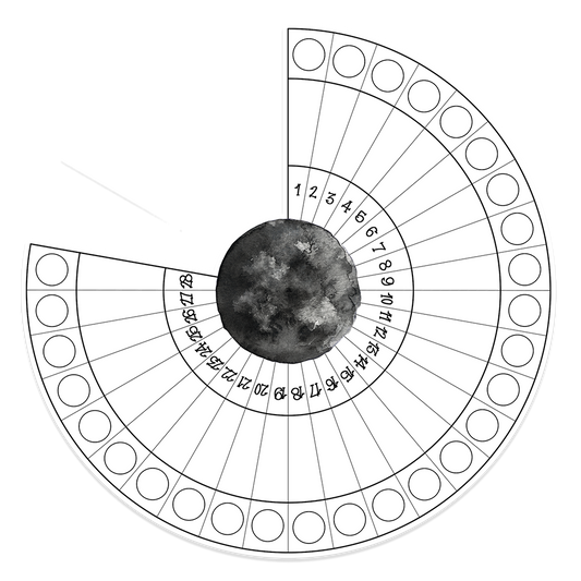 Moon Phases Tracker Sticker
