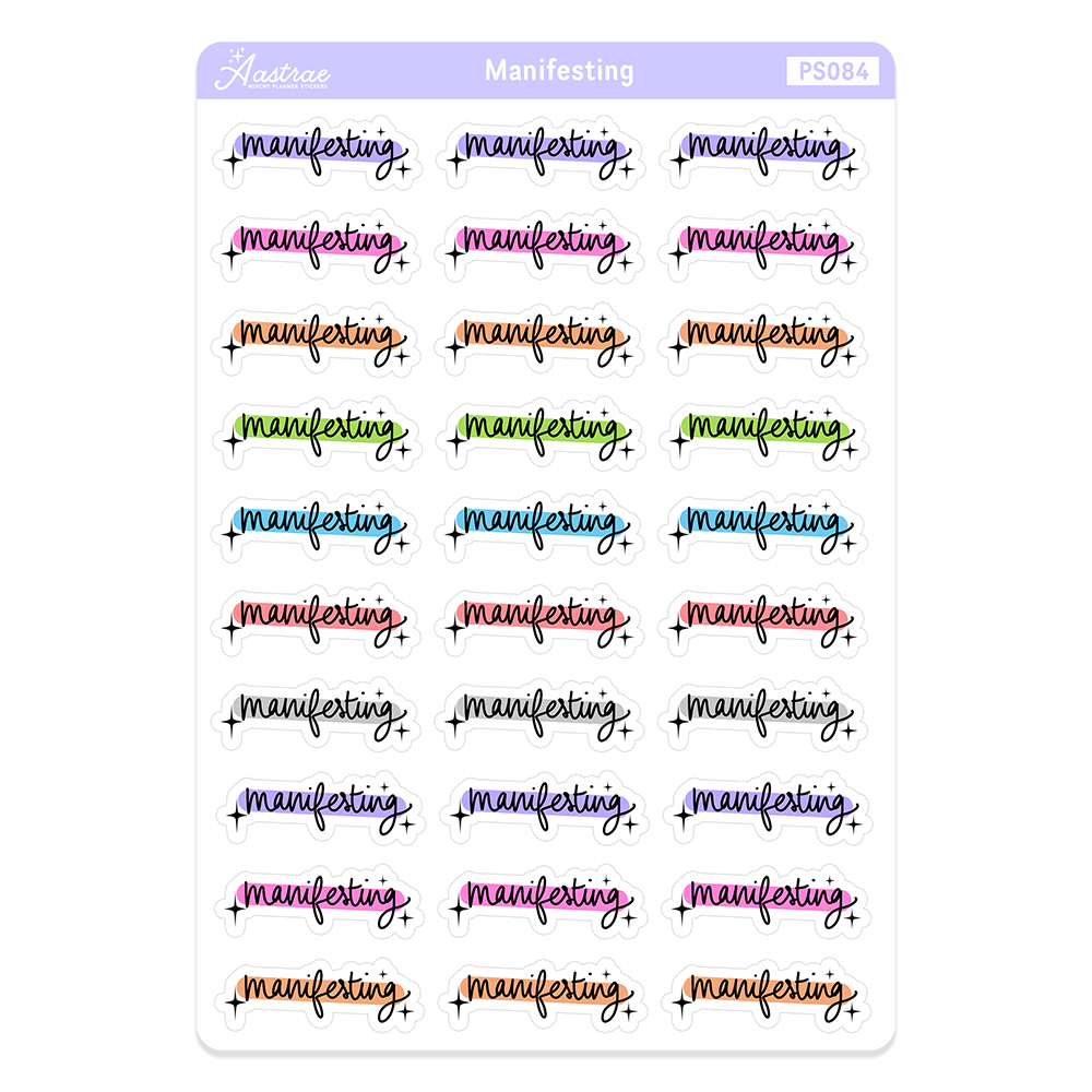 Manifesting Planner Stickers