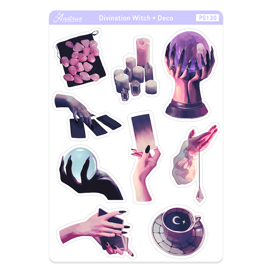 Divination Witch Decorative Stickers