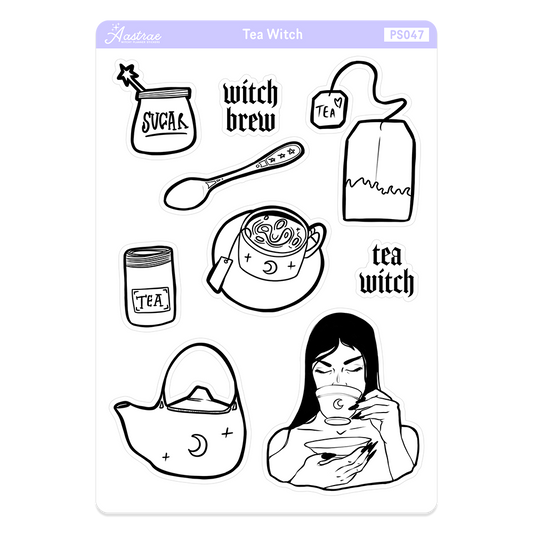 Tea Witch Planner Stickers