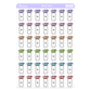 Daily Tarot Card Planner Stickers