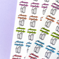 BUNDLE • Crystals Sticker Sheet (2 Sheets)