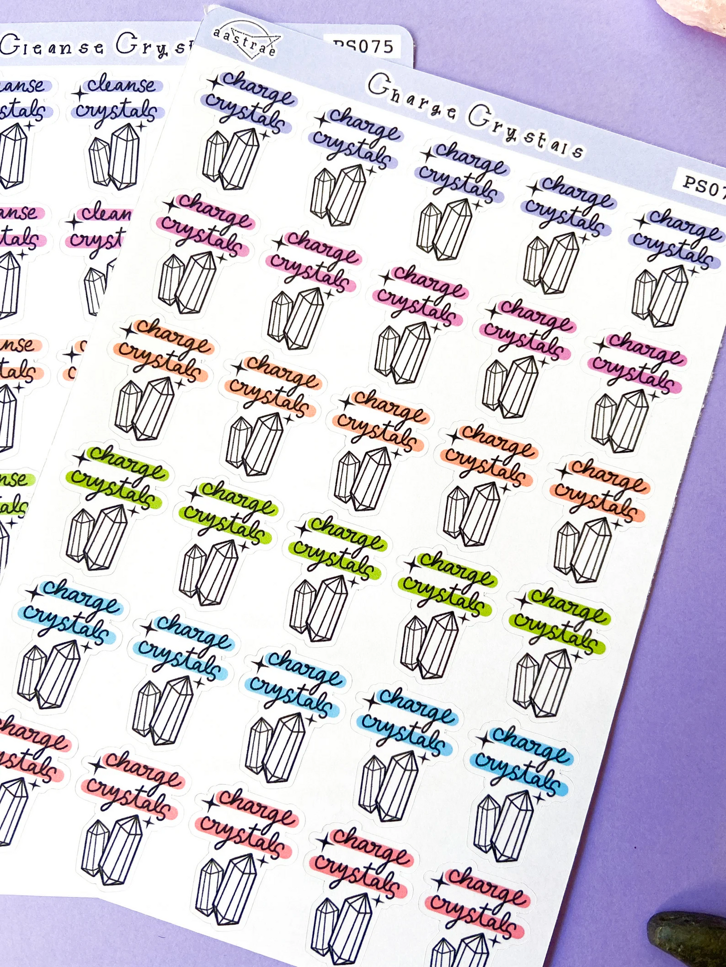 BUNDLE • Crystals Sticker Sheet (2 Sheets)