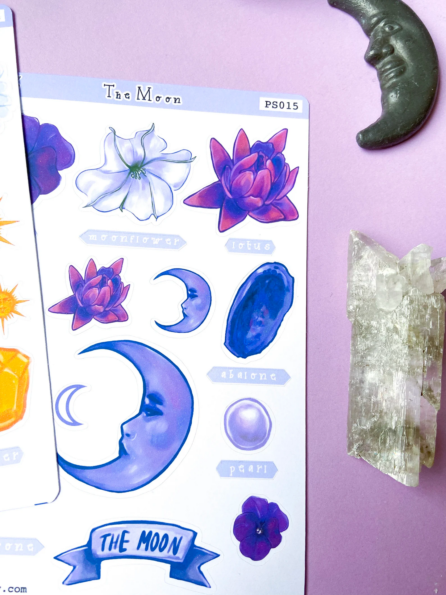 BUNDLE • Sun & Moon Correspondences Stickers (2 Sheets)