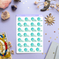 Neptune Retrograde Stickers for Planner
