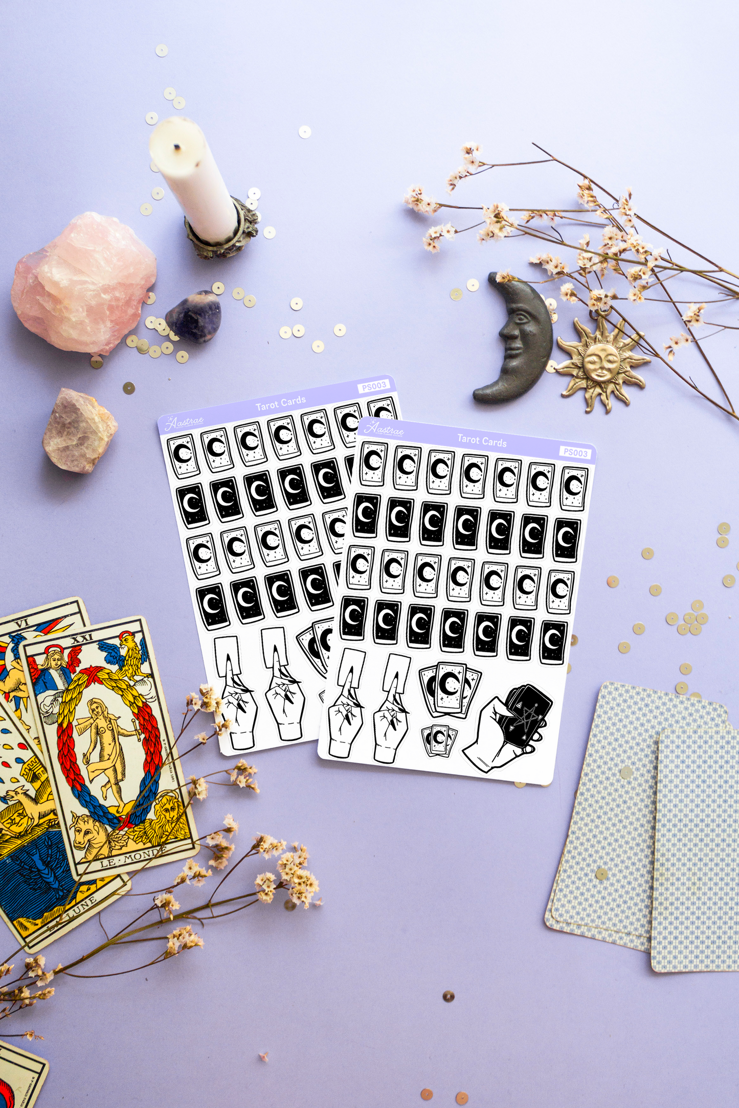 Tarot Cards Stickers for Planner