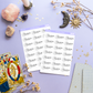 Full Moon Ritual Stickers for Planner