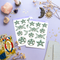 Pagan Pentagram Wreath Stickers