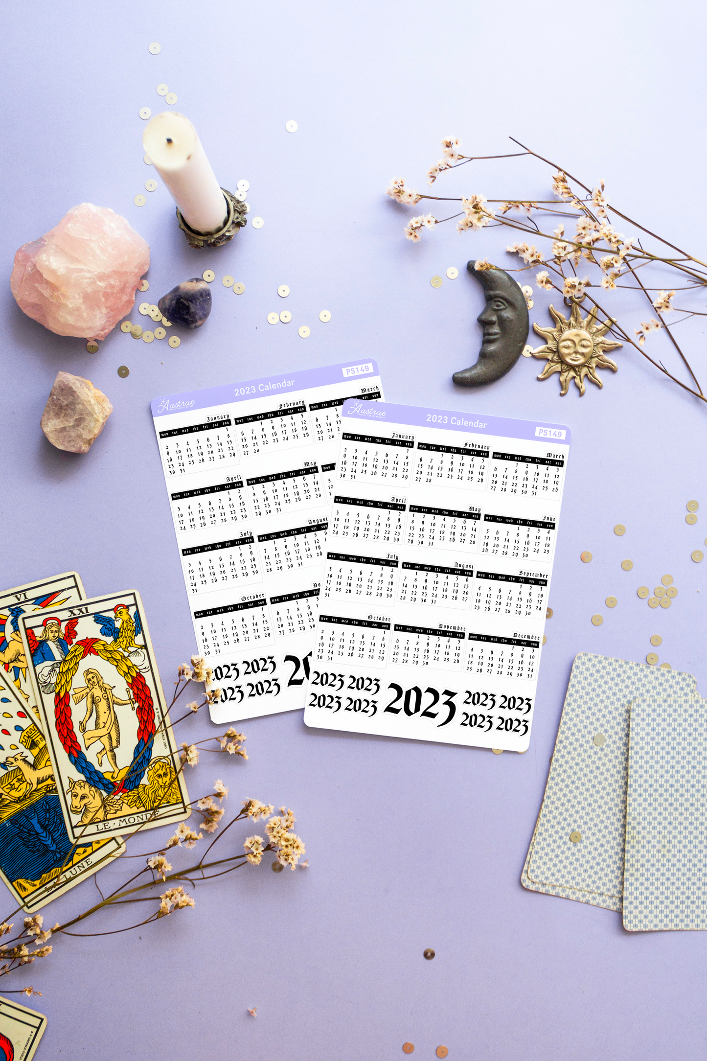 2023 Calendar Planner Stickers