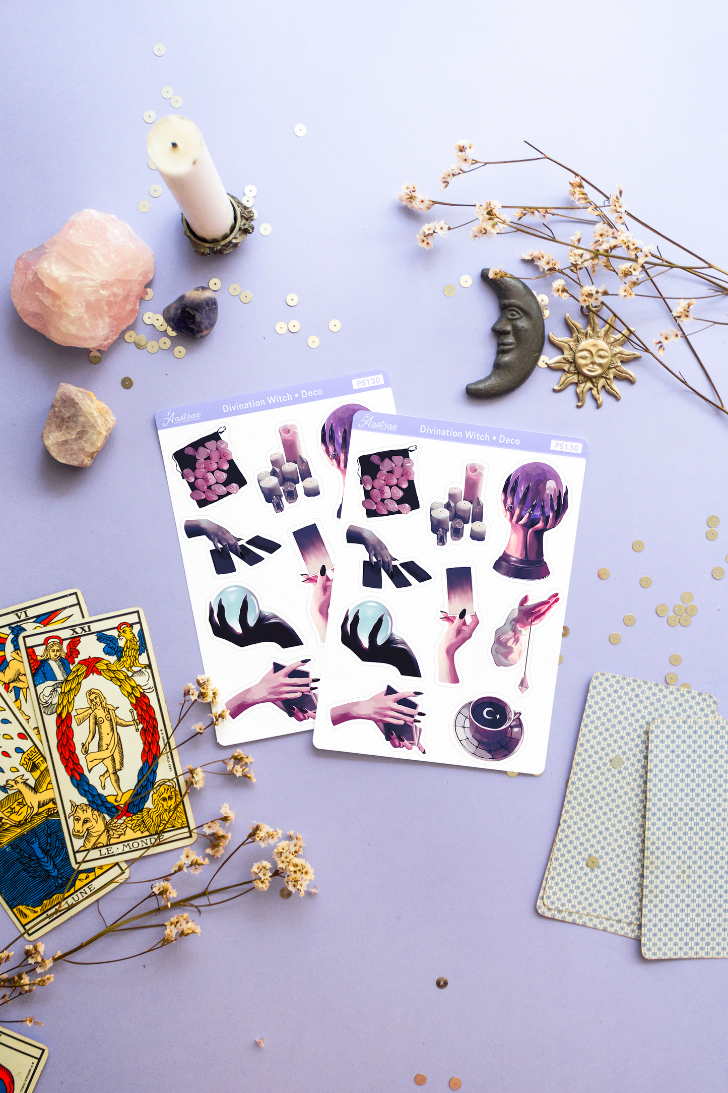 Divination Witch Decorative Stickers