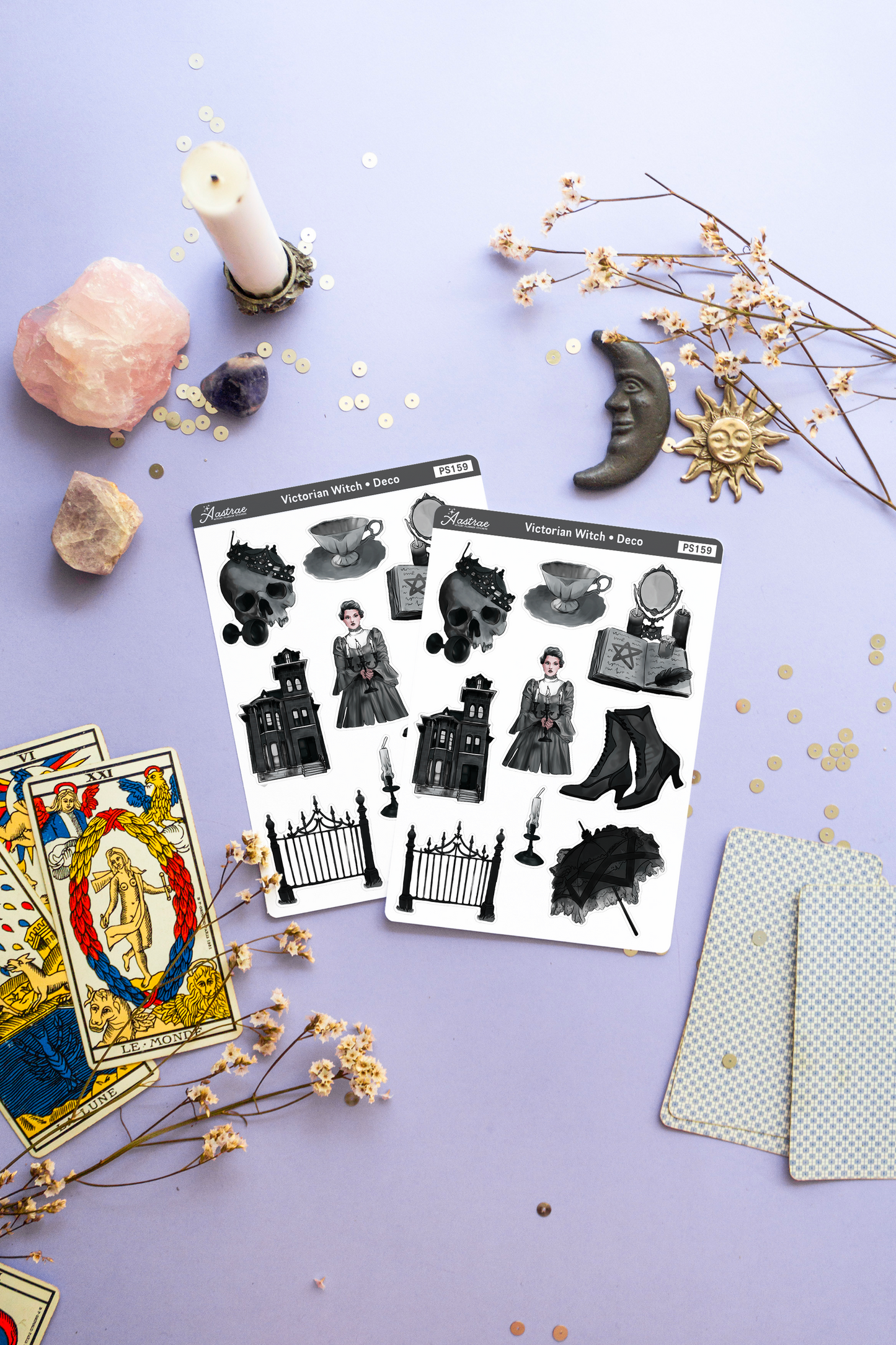 Victorian Witch Planner Stickers