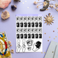 Tarot Cards Stickers for Planner