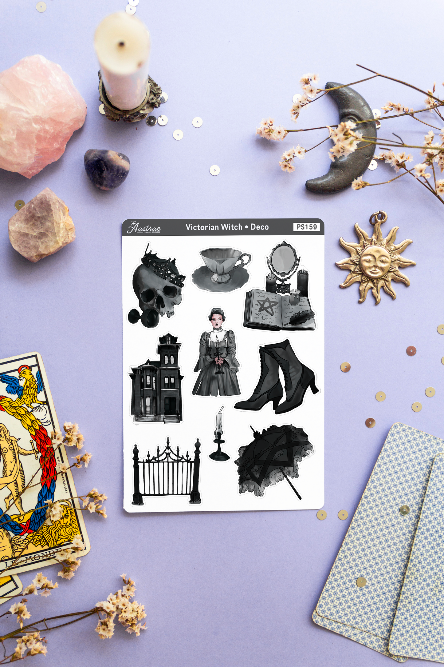 Victorian Witch Planner Stickers