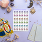 Cast Spell Planner Stickers