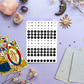 Gothic Letters Dot Stickers