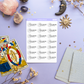 Full Moon Ritual Stickers for Planner