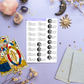 Astrology New Moon and Full Moon Stickers