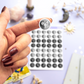 Astrology Moon Stickers with Full Moon and New Moon