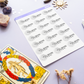 Full Moon Ritual Stickers for Planner
