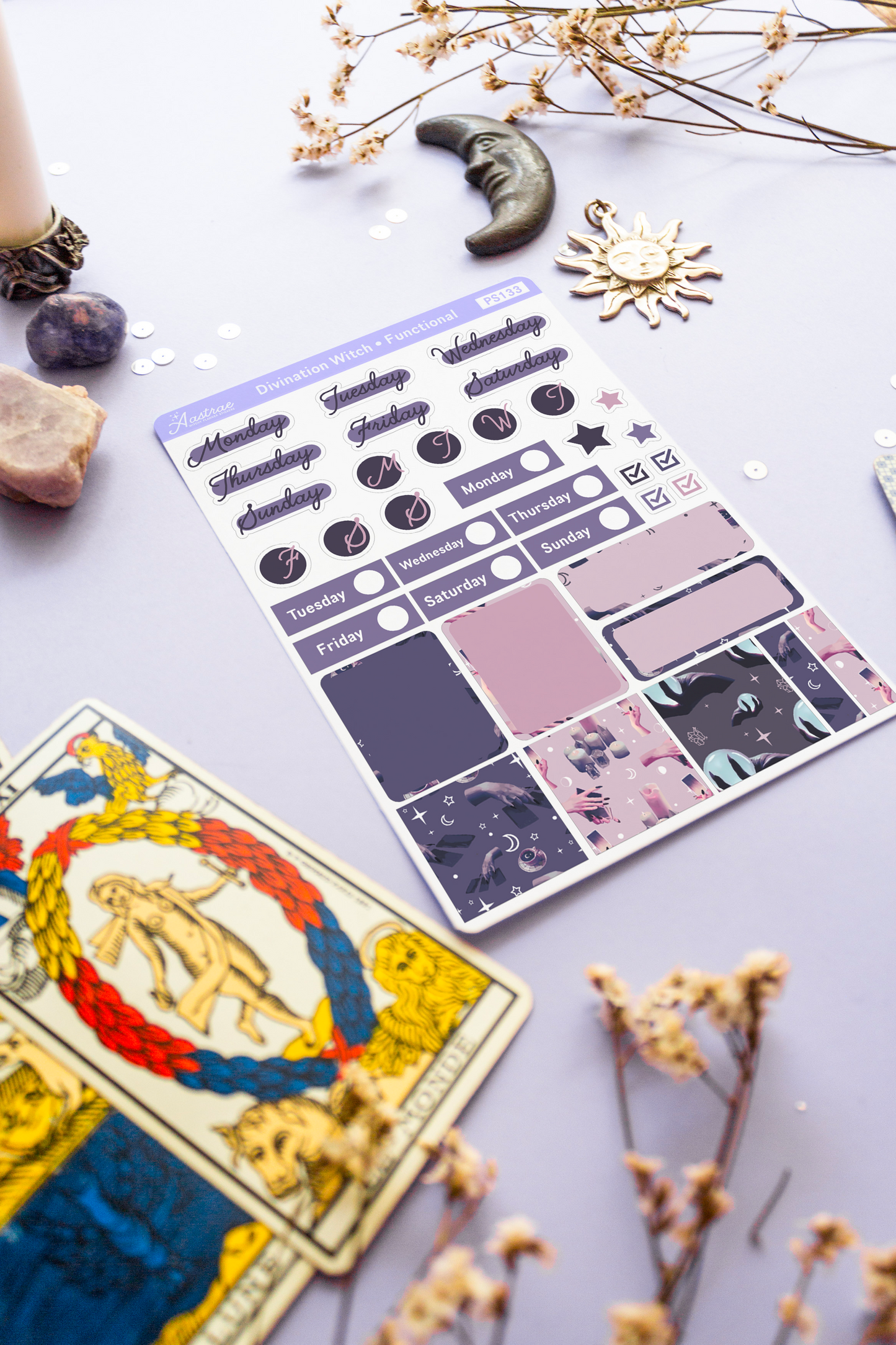 Divination Witch Journaling Stickers