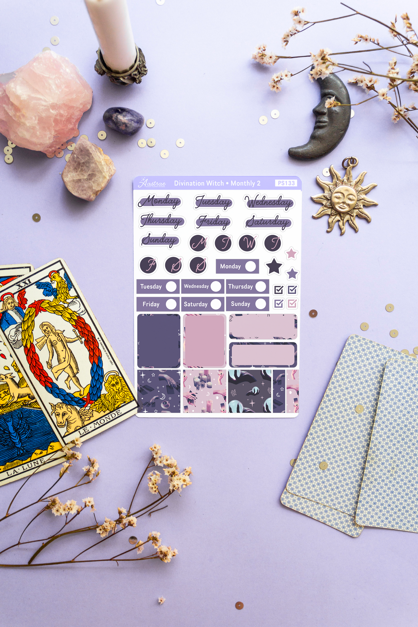 Divination Witch Journaling Stickers