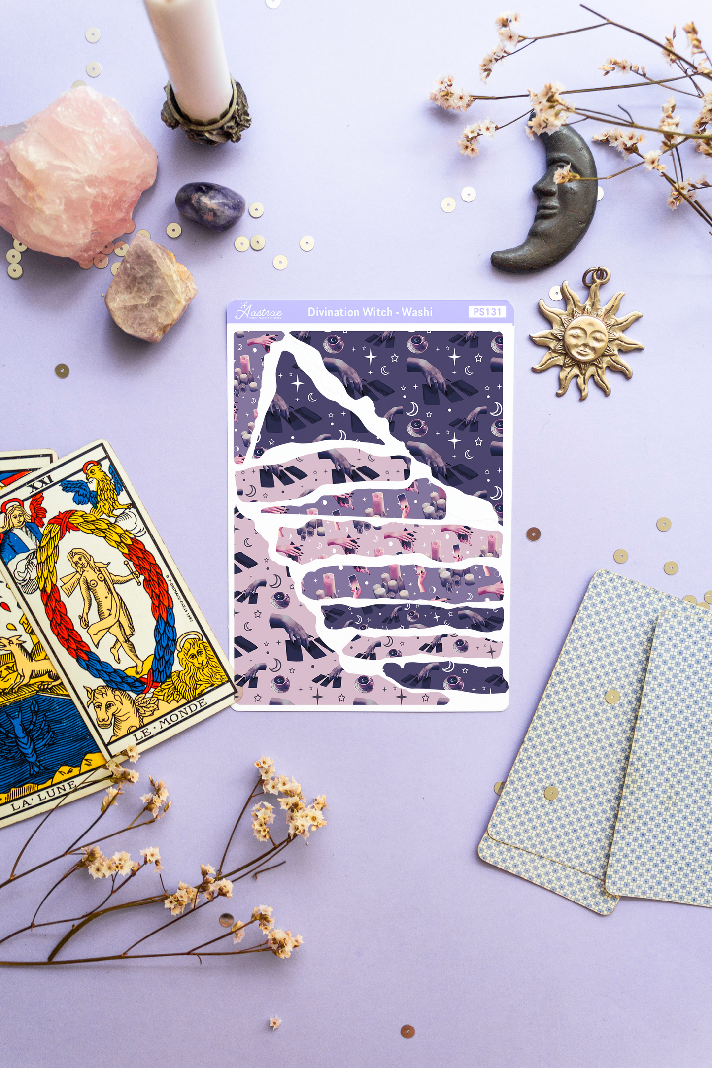 Divination Witch Washi Stickers