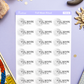 Full Moon Ritual Stickers for Planner