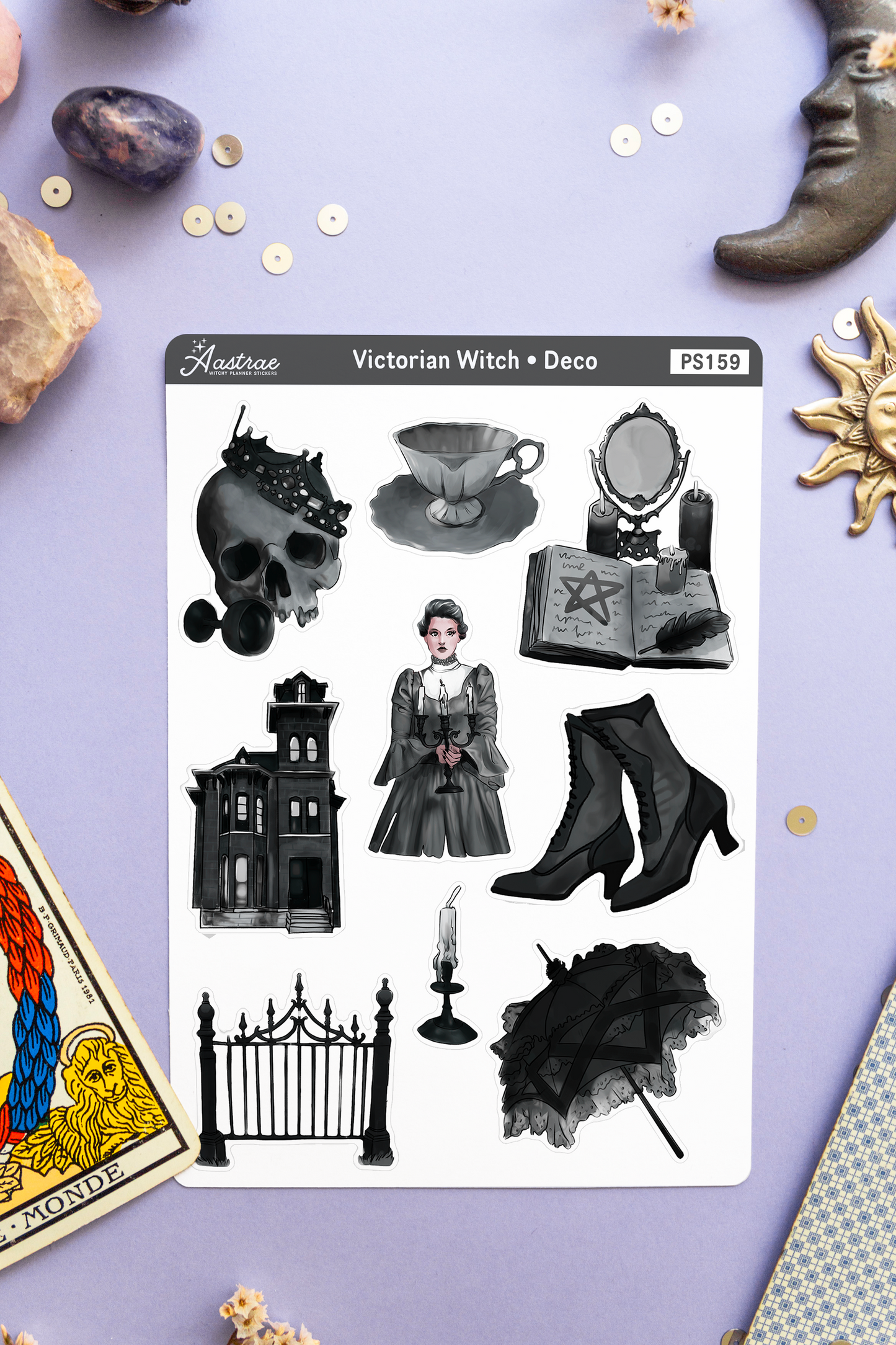 Victorian Witch Planner Stickers