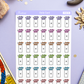 Daily Tarot Card Planner Stickers