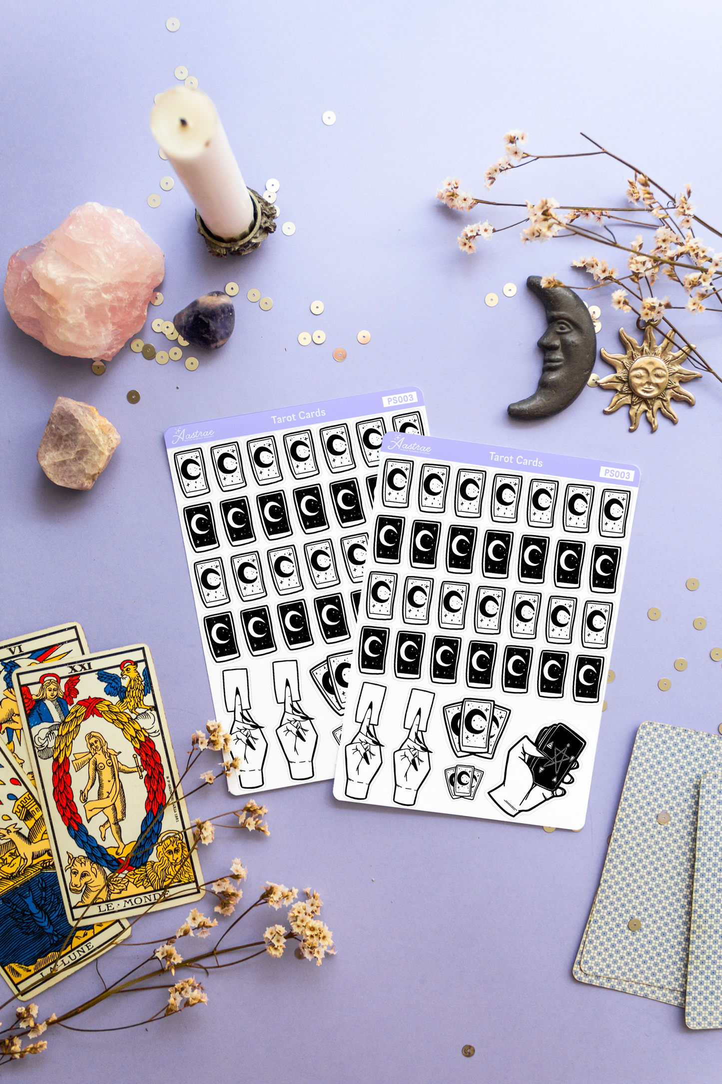 Tarot Cards Stickers for Planner