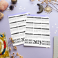 2023 Calendar Planner Stickers