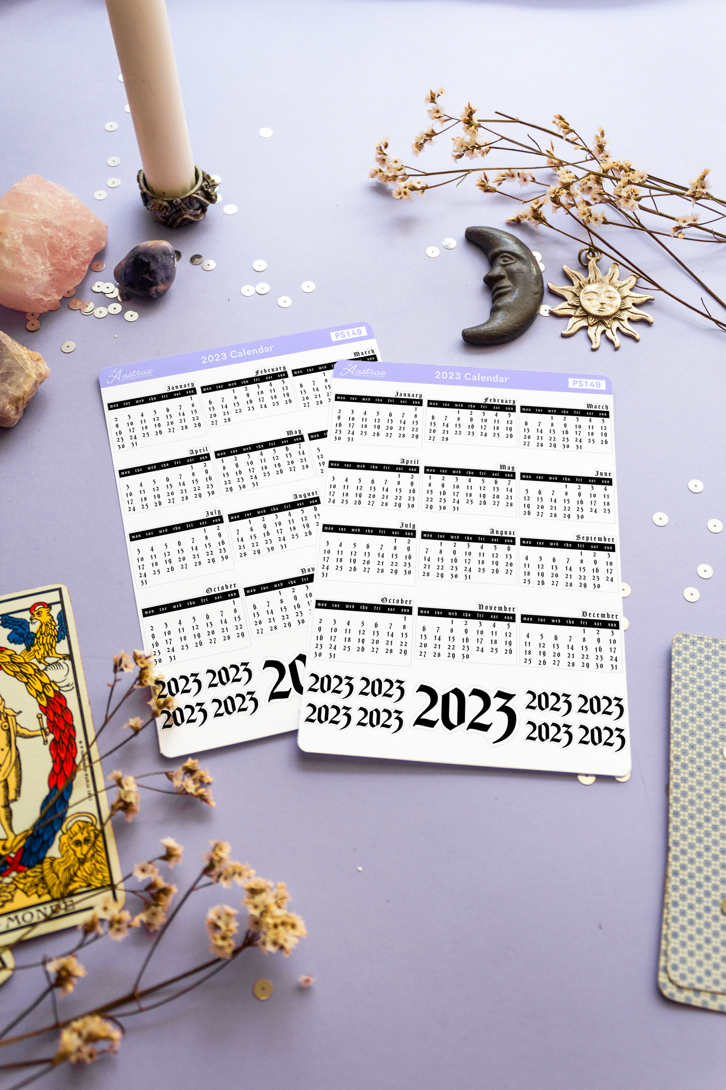 2023 Calendar Planner Stickers