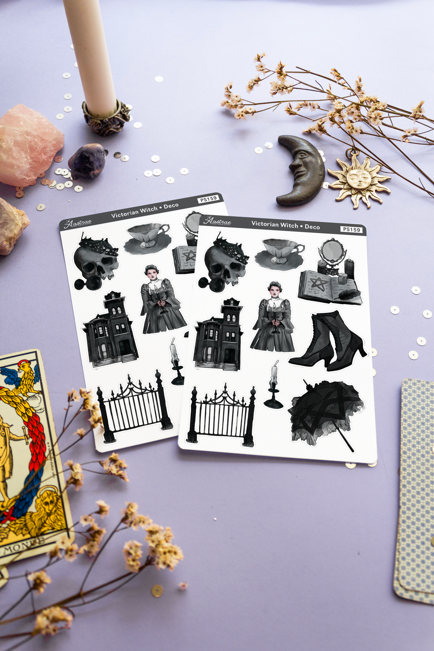 Victorian Witch Planner Stickers