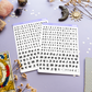 Alphabet Letters Planner Stickers with Uppercase