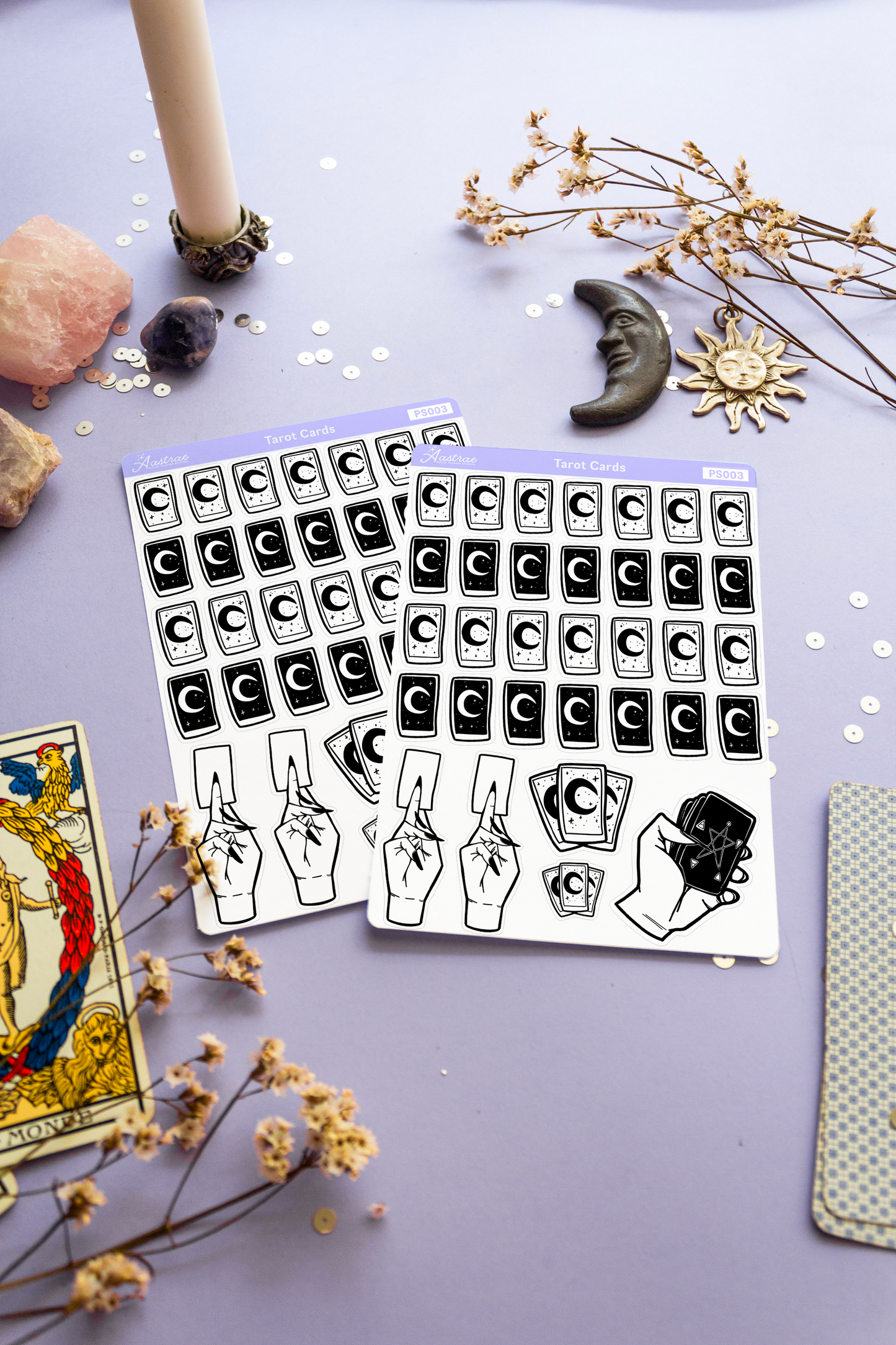 Tarot Cards Stickers for Planner