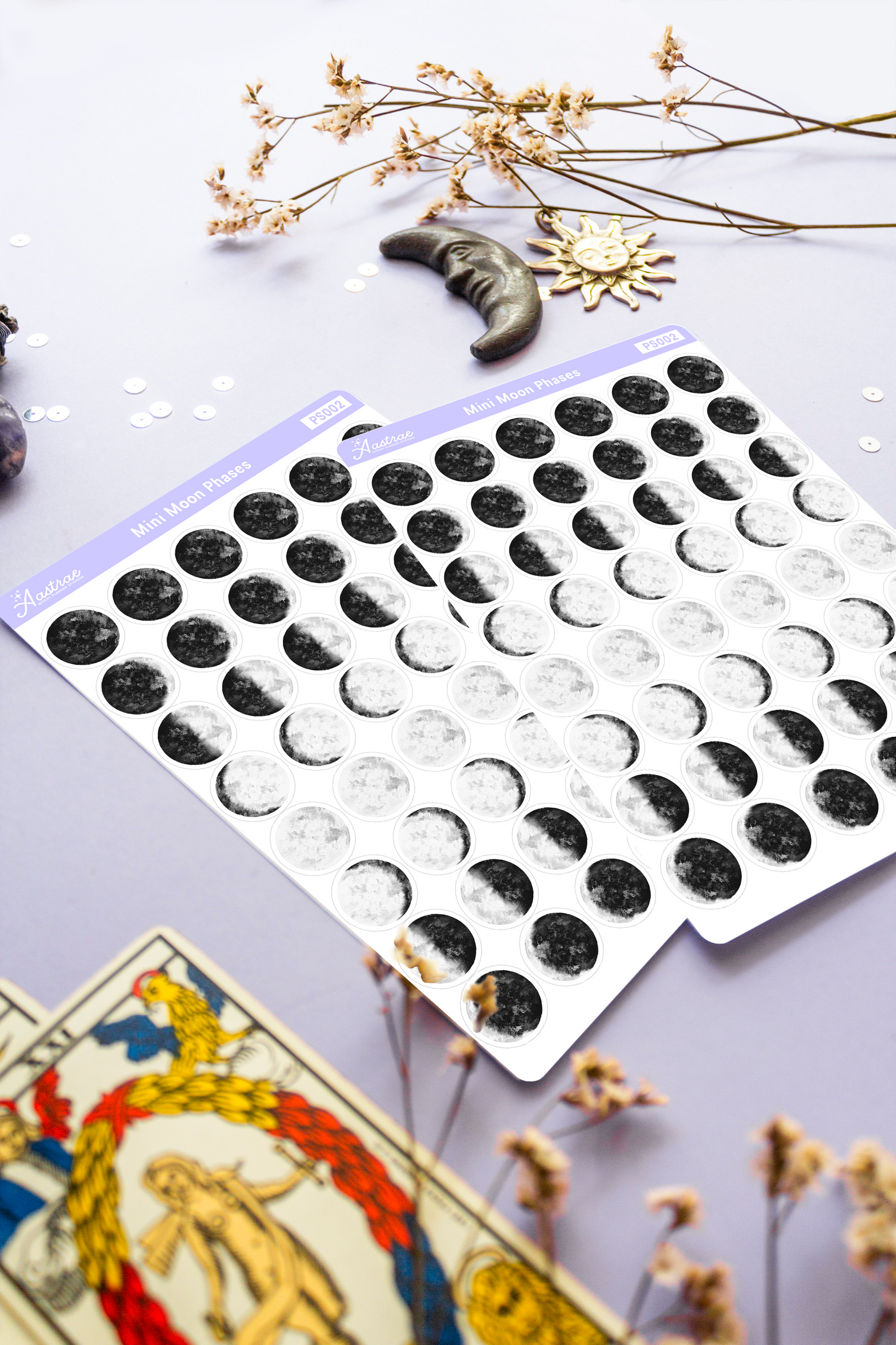 Mini Moon Phases Planner Stickers