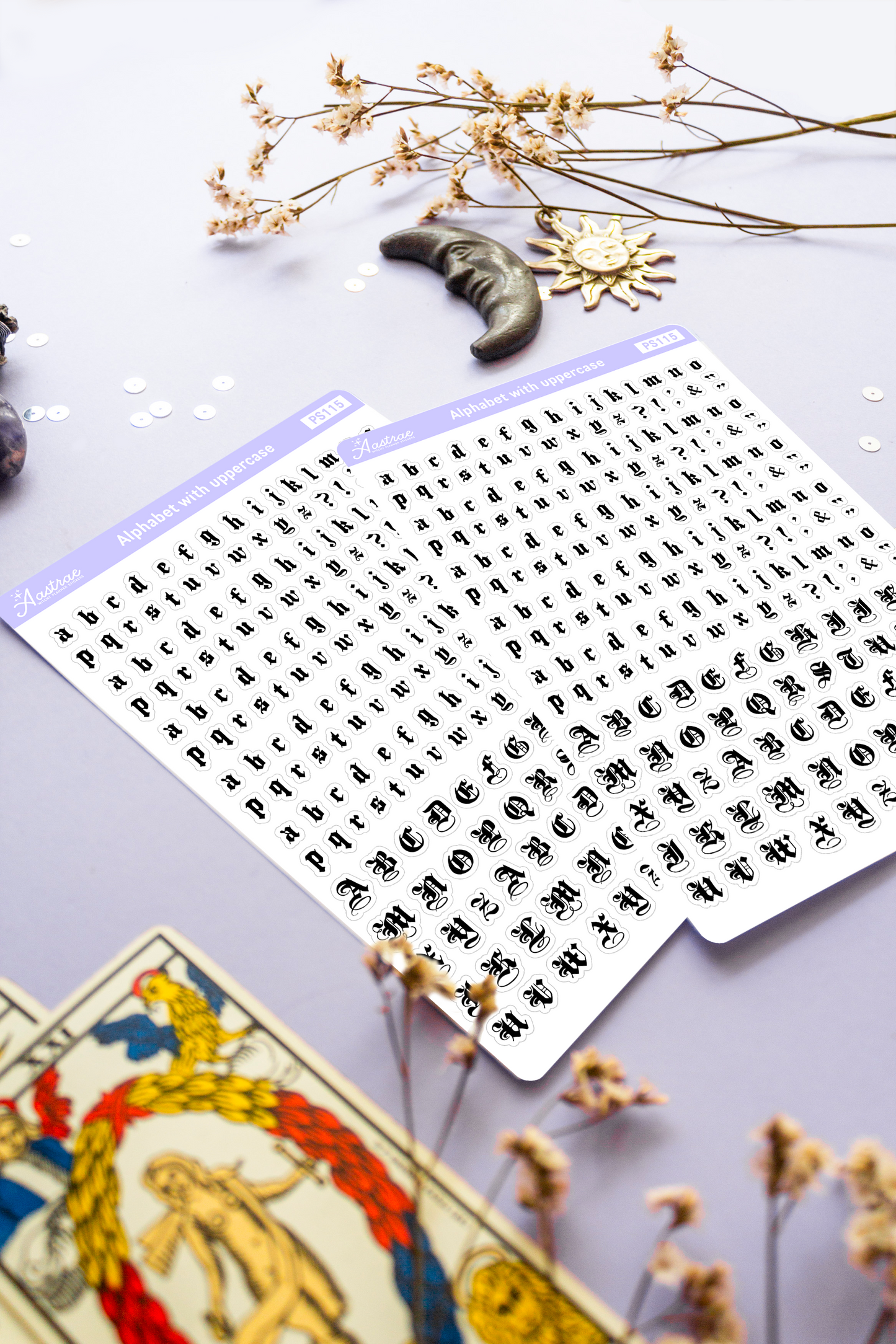 Alphabet Letters Planner Stickers with Uppercase
