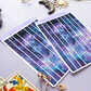 Galaxy Washi Tape Stripe Sticker Sheet